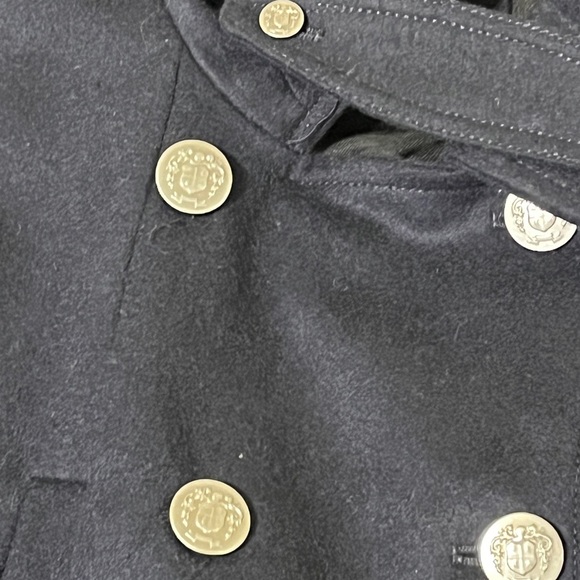 GAP Womens Double Breasted Pea Coat Navy Size Medium - Picture 7 of 14